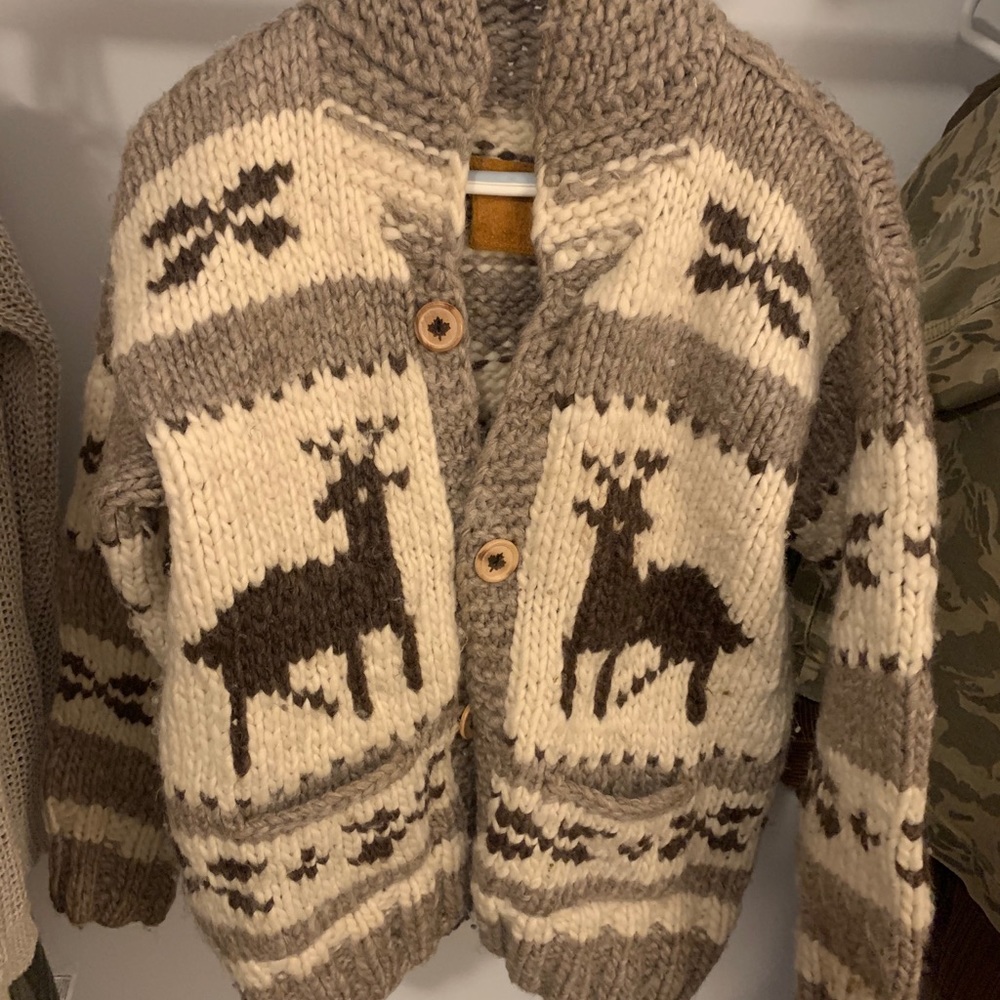 Authentic cowichan sweater